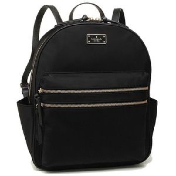 Kate Spade Bradley Wilson Road Laptop Black Nylon Backpack main image 4